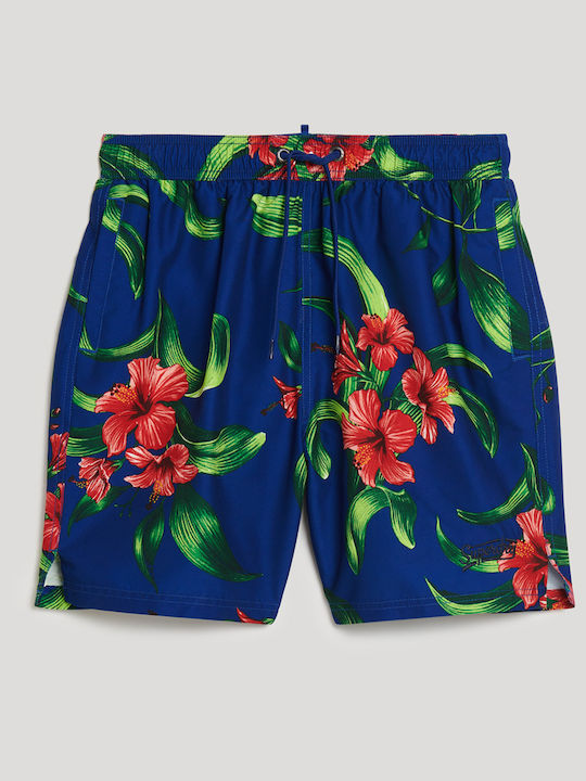 Superdry D3 Ovin Hawaiian Print 17" Badehose