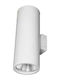 KT Lighting Up Down Επιτοίχιο Εξωτερικό Σποτ LED 40W με Θερμό Λευκό Φως Διπλής Δέσμης