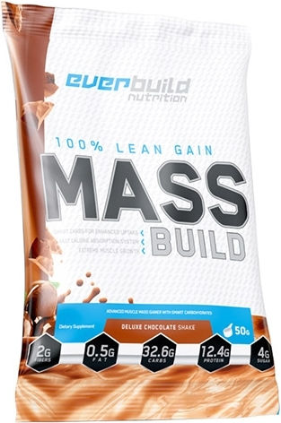Everbuild Nutriton 100% Lean Gain Mass Build с Креатин & Вкус Шейк от мока капучино 50гр