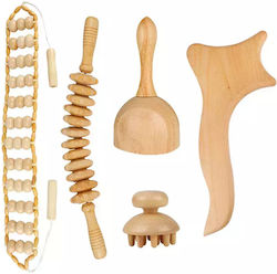 Ξύλινα Εργαλεία Μασάζ Μαδεροθεραπεία Wood Massage Maderotherapy Set