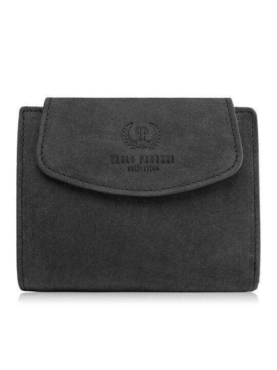 Women's Small Black Leather Vintage Paolo Peruz...