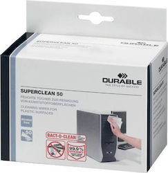 Durable Superclean Wipes Planted 50 Pcs