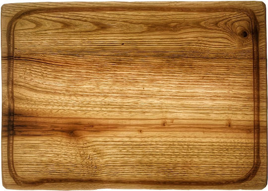 Ξύλινο Πλατό Λούκι Ξύλο Καστανιάς 45x30x1 9cm
