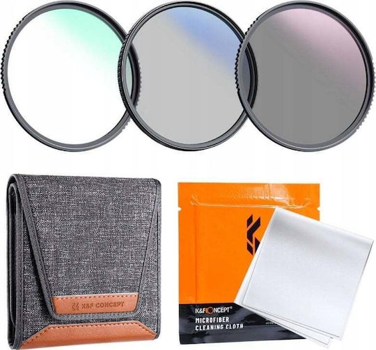 K&F Concept Σετ Φίλτρων UV / CPL Διαμέτρου 82mm για Φωτογραφικούς Φακούς