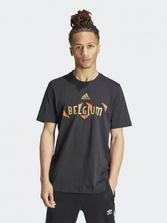 Adidas Tricou pentru bărbați cu mâneci scurte Negru