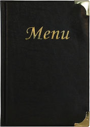 Κατάλογος Menu Basic A5 Εστιατόρια Cafe 18x25cm Μαύρος Securit Τεμ