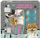 Sandwich Box Water Bottle Set Derform Zsbcf28 Puppies