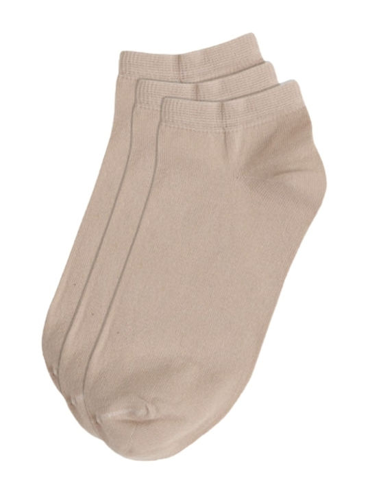 ME-WE Damen Socken Beige 3Pack