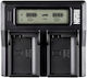 Newell Double Battery Charger Compatible with Canon