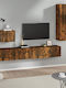 Wohnzimmer TV-Einheit Smoky Oak L30.5xB30xH110cm