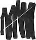 Level-S Rhythmische Gymnastikband 4m Schwarz