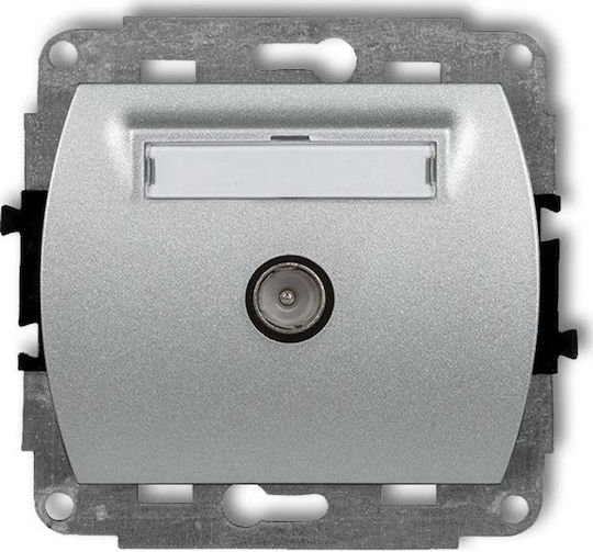 Karlik TV Antenna Socket in Black color 12DGTV-1
