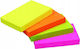 Notes Adeziv Center 51x76mm Cards 80 Neon