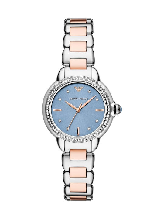 Mia Ar11597 Silver Case Stainless Steel Bracelet