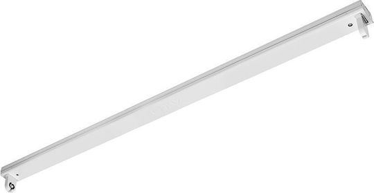 Gtv Lichtleiste mit 1 Platz für LED-Lampe T8 123cm