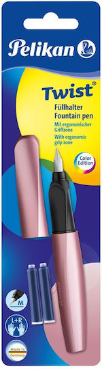 Pelikan Twist Neon Plum Pen Ergonomic Grip Cardboard Box