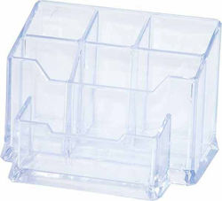 Desk Organizer Donau Classic Vii 6 Compartments 155 X 105 X 101 Mm Transparent