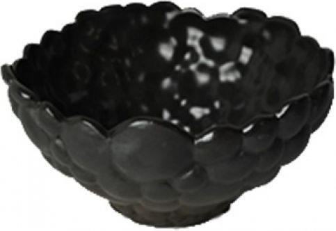 Ready Ceramic Salad Bowl Black 14.5x14.5x7cm