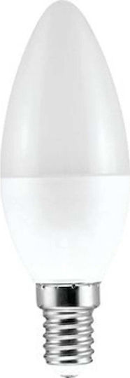 LED line LED крушка 7W за фасунга E14 и форма C37 Неутрално бяло 600лм