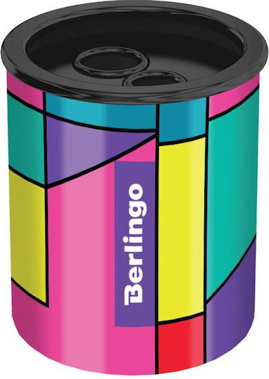 Berlingo Metallic Sharpener Barrel (Μiscellaneous Colours) 1pcs