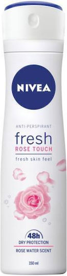 Nivea Fresh Rose Touch Αποσμητικό 48h σε Spray 150ml