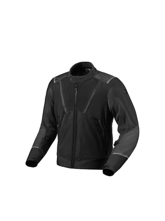 Rev'IT Summer Men's Riding Jacket Softshell Black