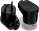Volteo Schuko Plugs Corner Black