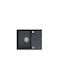 GraniteQ Morgan Drop-In Sink Inox W62xD50cm Black