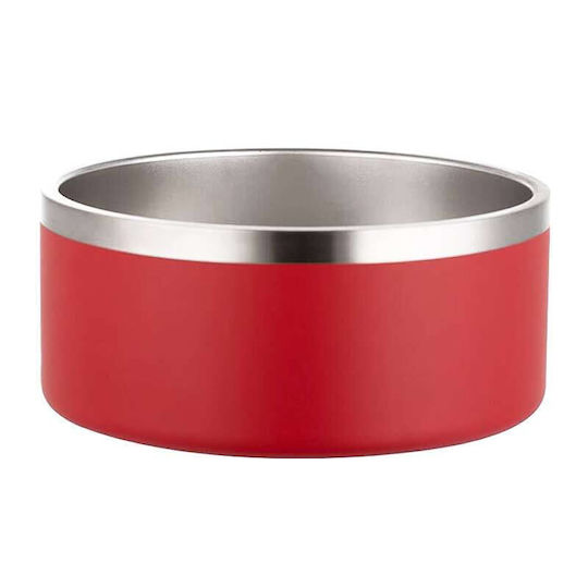 Stainless Steel Food Bowl for Dog 2 Spots cm