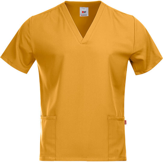 Медицинска туника Velilla Mustard от микрофибър 100% полиетилен