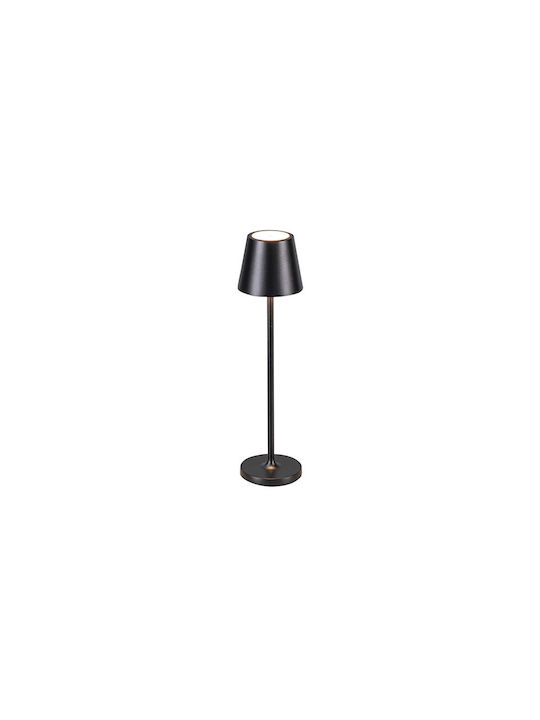 Zambelis Lights Desktop Lampa de podea LED pentru exterior 1.5W cu Alb Cald lumini Negru