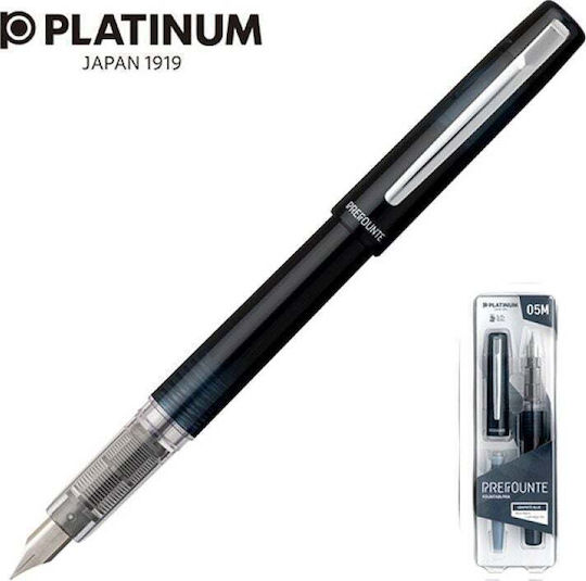 Писалка Platinum M Пластмасова Опаковка Блистер Тъмносиня Pla-ppf800-55m