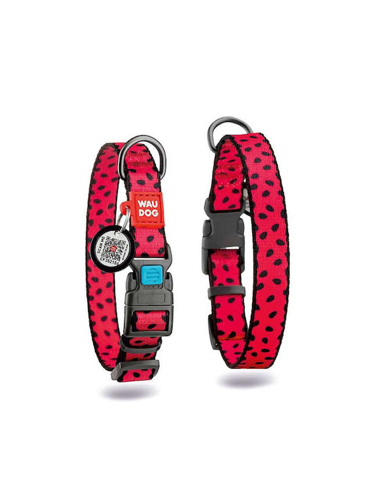 WauDog Dog Collar in Red color