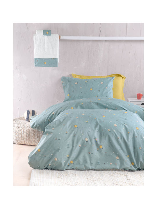 Rythmos Sheet Set Semi-double Cotton Venus Green 160x260cm 3pcs