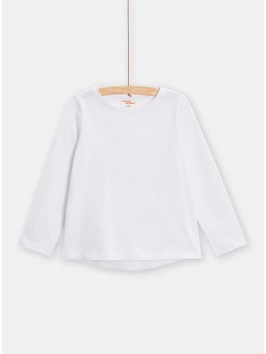 Dpam Kids Blouse Long Sleeve White