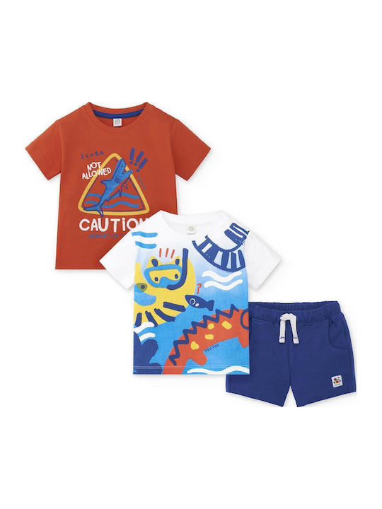 Set pentru copii cu șorturi Vara 3buc Orange