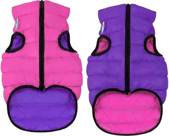 M45_waudog Airyvest Dog Jacket Reversible Pink-purple