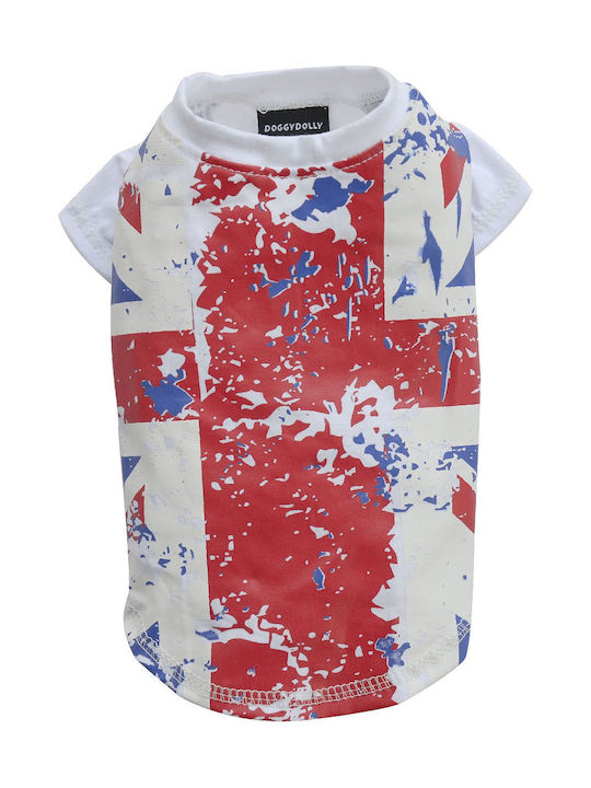 Doggy Dolly T-shirt Σκύλου σε Λευκό χρώμα L