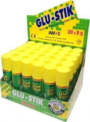 Amos Κόλλα Stick Glue Γενικής Χρήσης 10gr 30τμχ