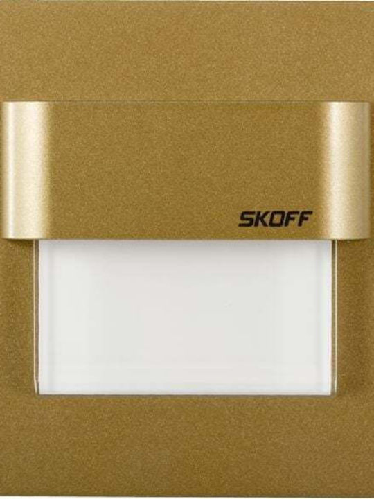 Skoff Lumină de exterior montată pe perete LED IP20 0.4W cu Alb Natural Lumină