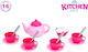 Technok Tea Set Toys for 3 Plus Years 16 Pieces