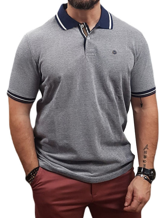 Marcus Herren Shirt Polo Naval Blue