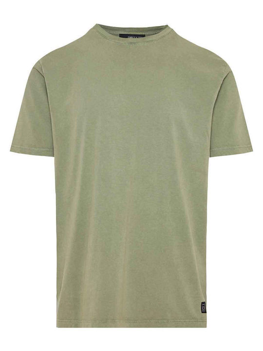 Dirty Laundry Ανδρικό T-shirt Κοντομάνικο Light Khaki