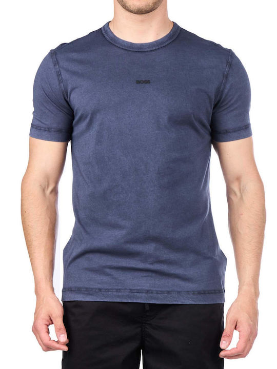 Hugo Boss Herren T-Shirt Kurzarm Blau