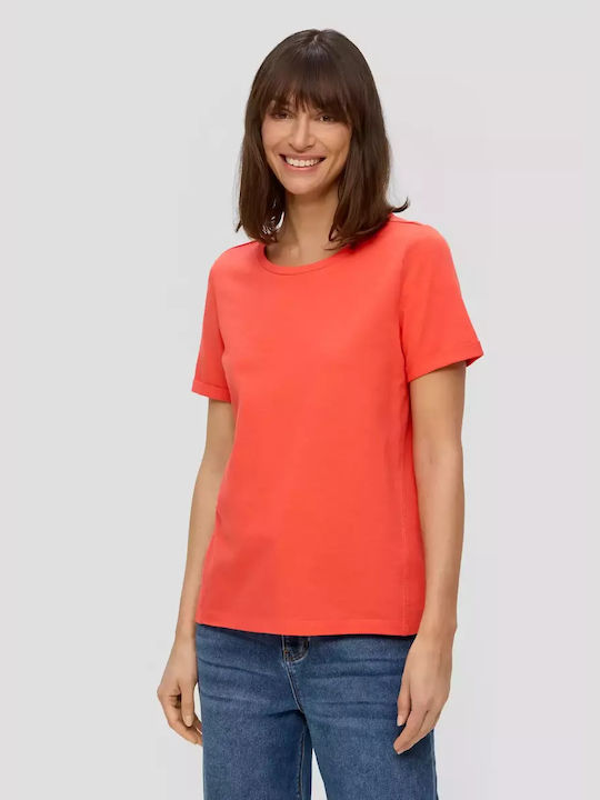 S.Oliver Women's T-shirt Bright Orange