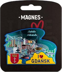 Pan Dragon I Love Poland Gdańsk Set of Magnets ...