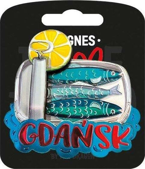 Pan Dragon I Love Poland Gdańsk Μαγνητάκι