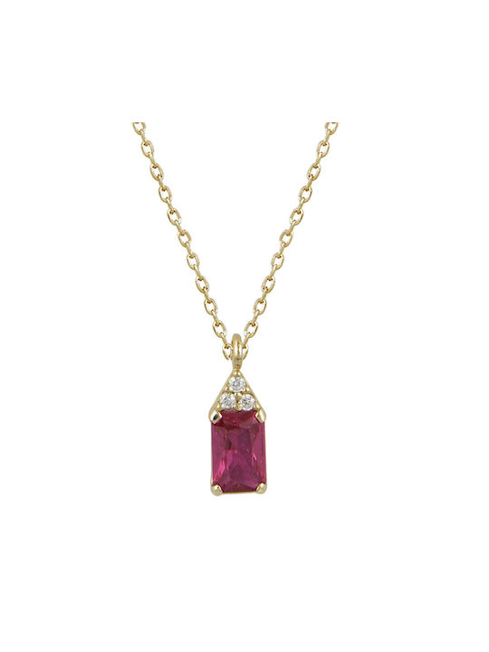 FenixJewelry Necklace from Gold 14K with Zircon