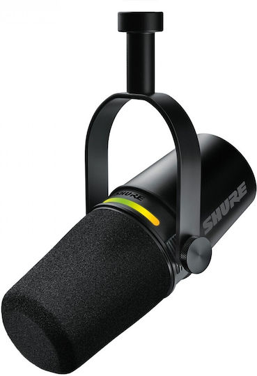 Shure MV7+ Δυναμικό Μικρόφωνο Shock Mounted για Φωνητικά για PC/Mac/iPad/Android