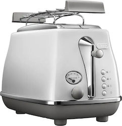 De'Longhi Icona Capitals Тостер Двуместна 900W Сив